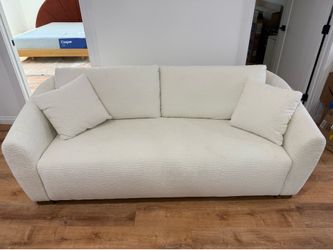 Ivory/cream sofa