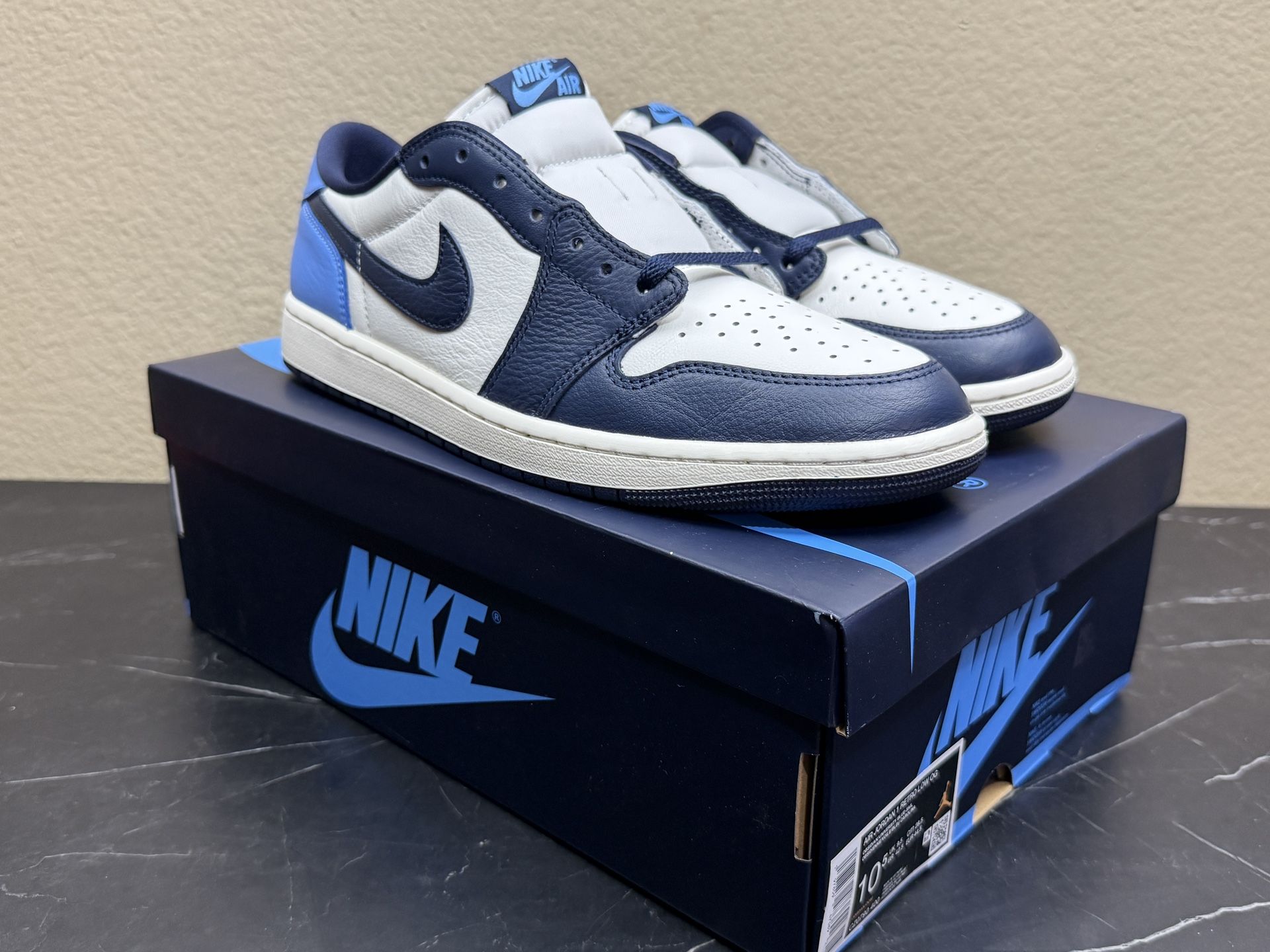 Jordan 1 Low Obsidian - 10.5