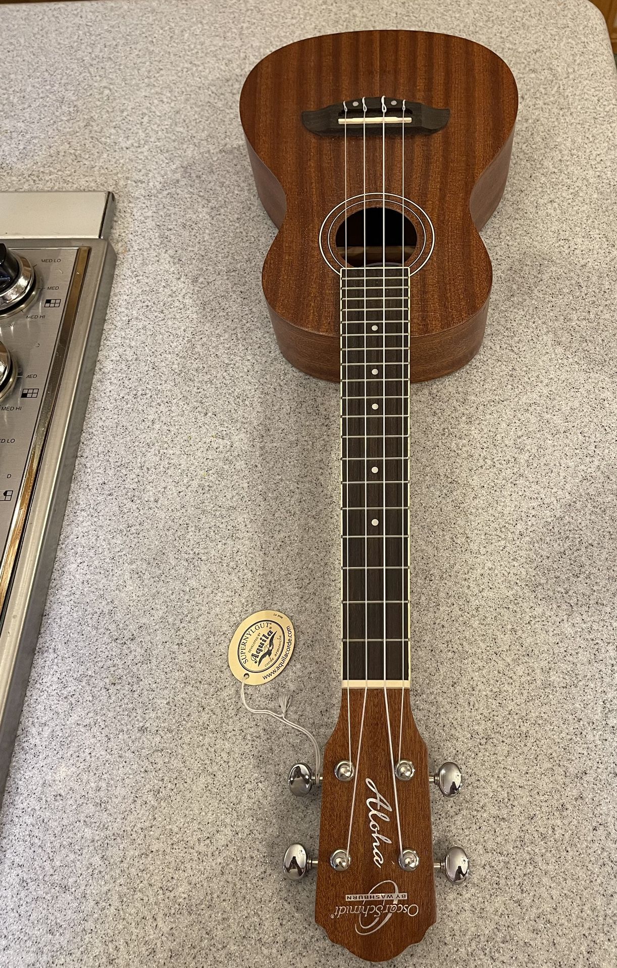 Oscar Schmidt Mahogany Concert Ukulele 