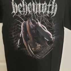 Vintage Behemoth 1999 Santanica Tshirt Size Adult Small 