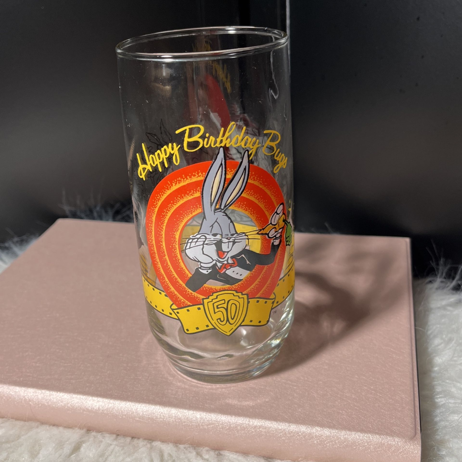 Bugs Bunny Glass  50th Anniversary 