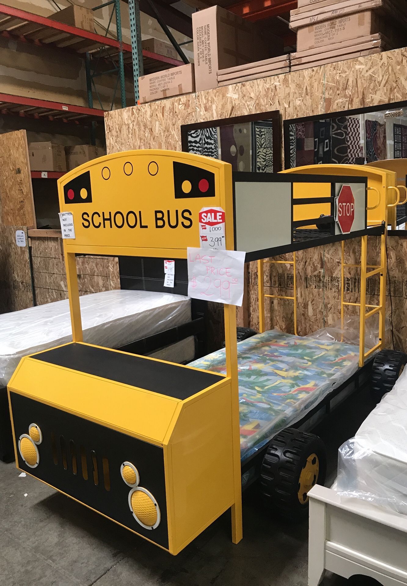 Bunk beds. School bus $249