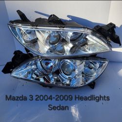Mazda 3 2004-2009 Headlights Sedan 