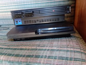 Ps3 Slim and ps2 fat model