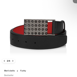 Christian Louboutin “Funky”  men’s belt