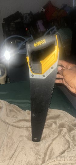 Yellow and black DeWALT HandSaw