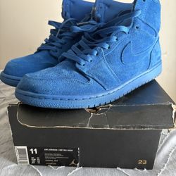 Jordan 1 High Blue Suede 