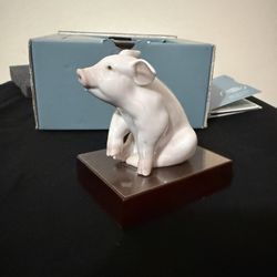 Lladro Lucky Piglet In Box