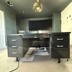 Vintage McDowell And Craig Double Tanker Desk