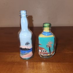 Colorful Miniature Sand Art Bottles Handmade in USA