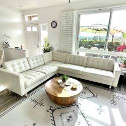 IKEA Leather Sectional Couches