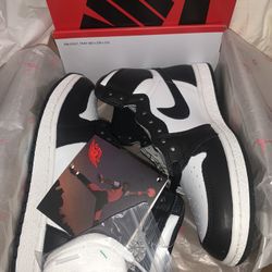 Air Jordan 1 High ‘85 Black/White Size 7 Mens Brand New 