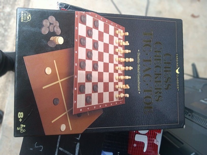 Checkers&  Chess board game