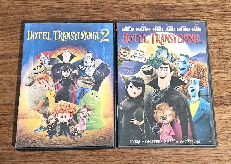 2 Hotel Transylvania Dvds