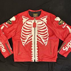 Supreme Vanson Leather Bones Jacket 