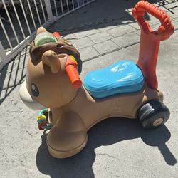 Brown Horse Kids Scooter