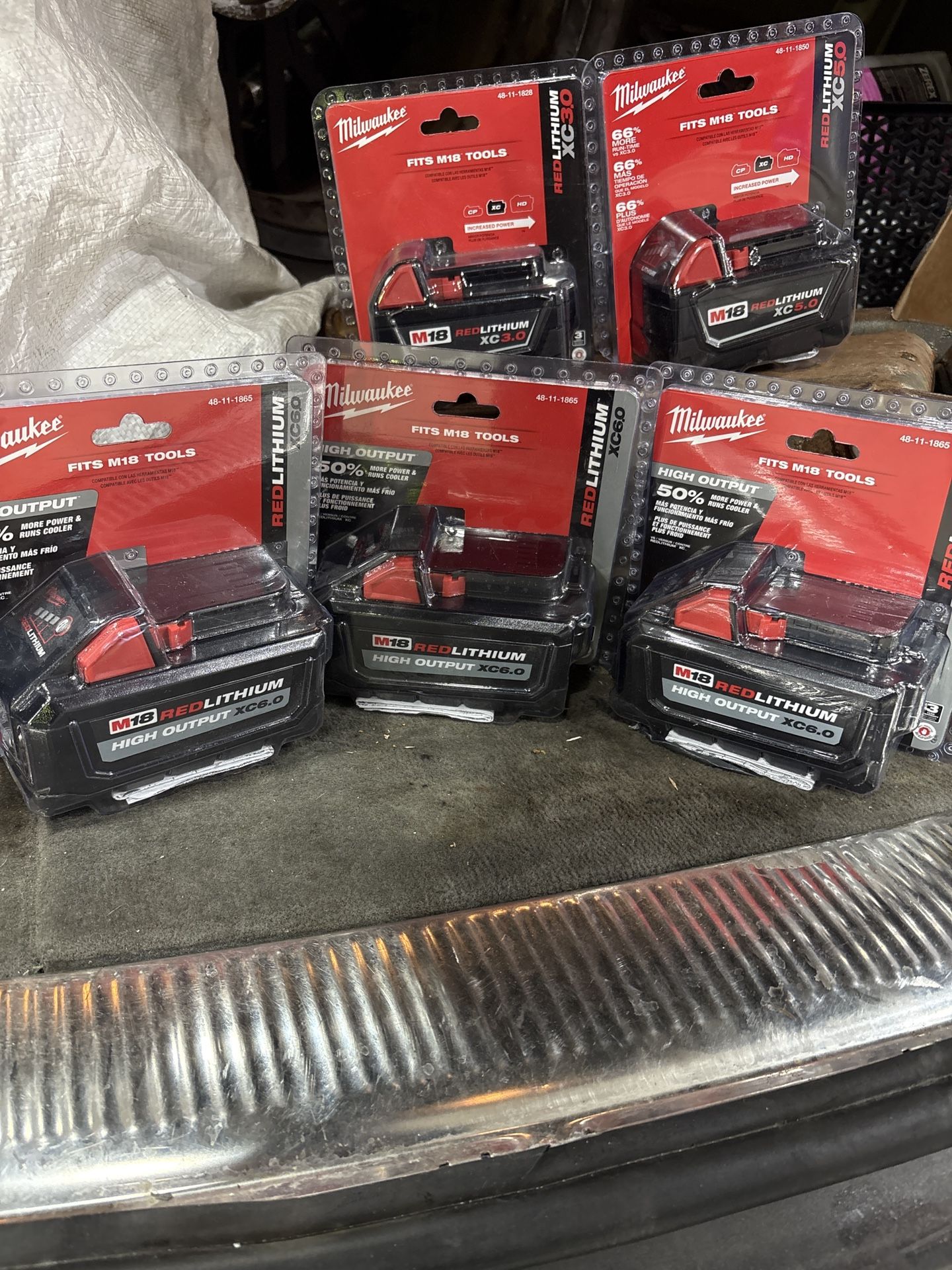 M18 HIGH OUTPUT BATTERIES