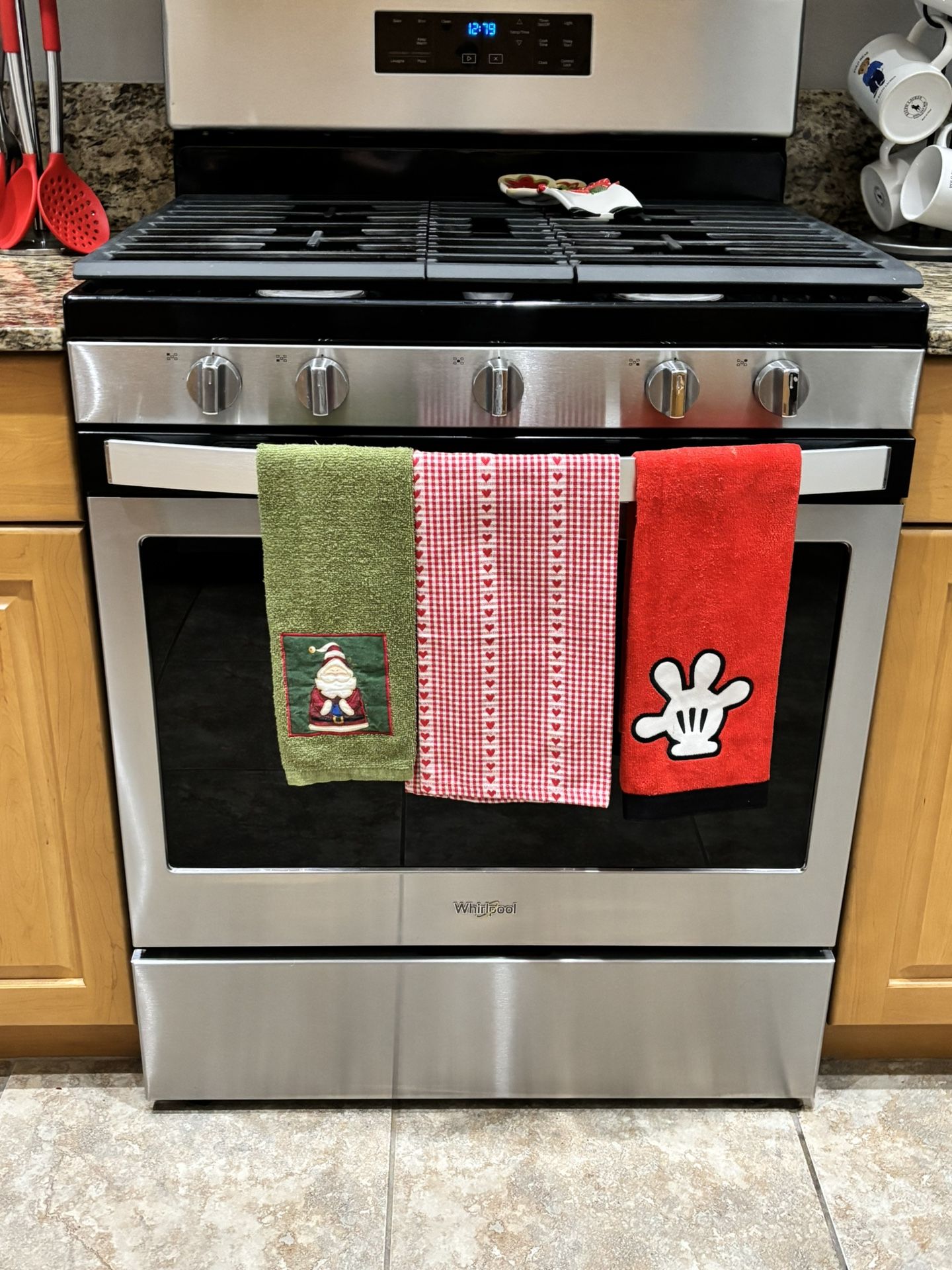 Whirlpool Natural Gas 5 Burner Stove - AS IS
