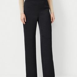 The Side Zip Wide Leg Pant in Satin