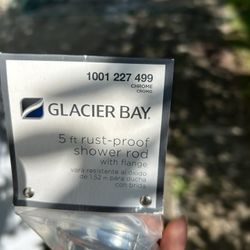 5 ft rust-proof shower rod