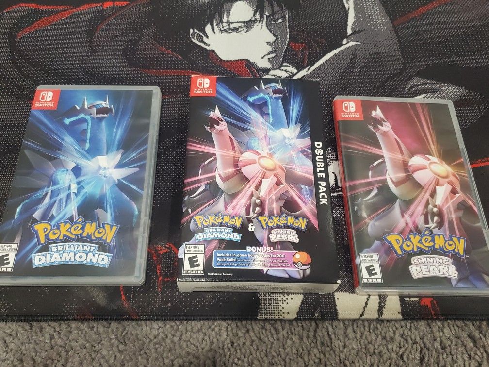 Pokemon Brilliant Diamond & Shining Pearl Double Pack Nintendo Switch