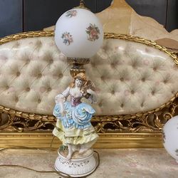 Italian Capodimonte Lamp Italy Check My Other Posts 