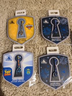 Disney Pins, Mugs, Keys And Keychain