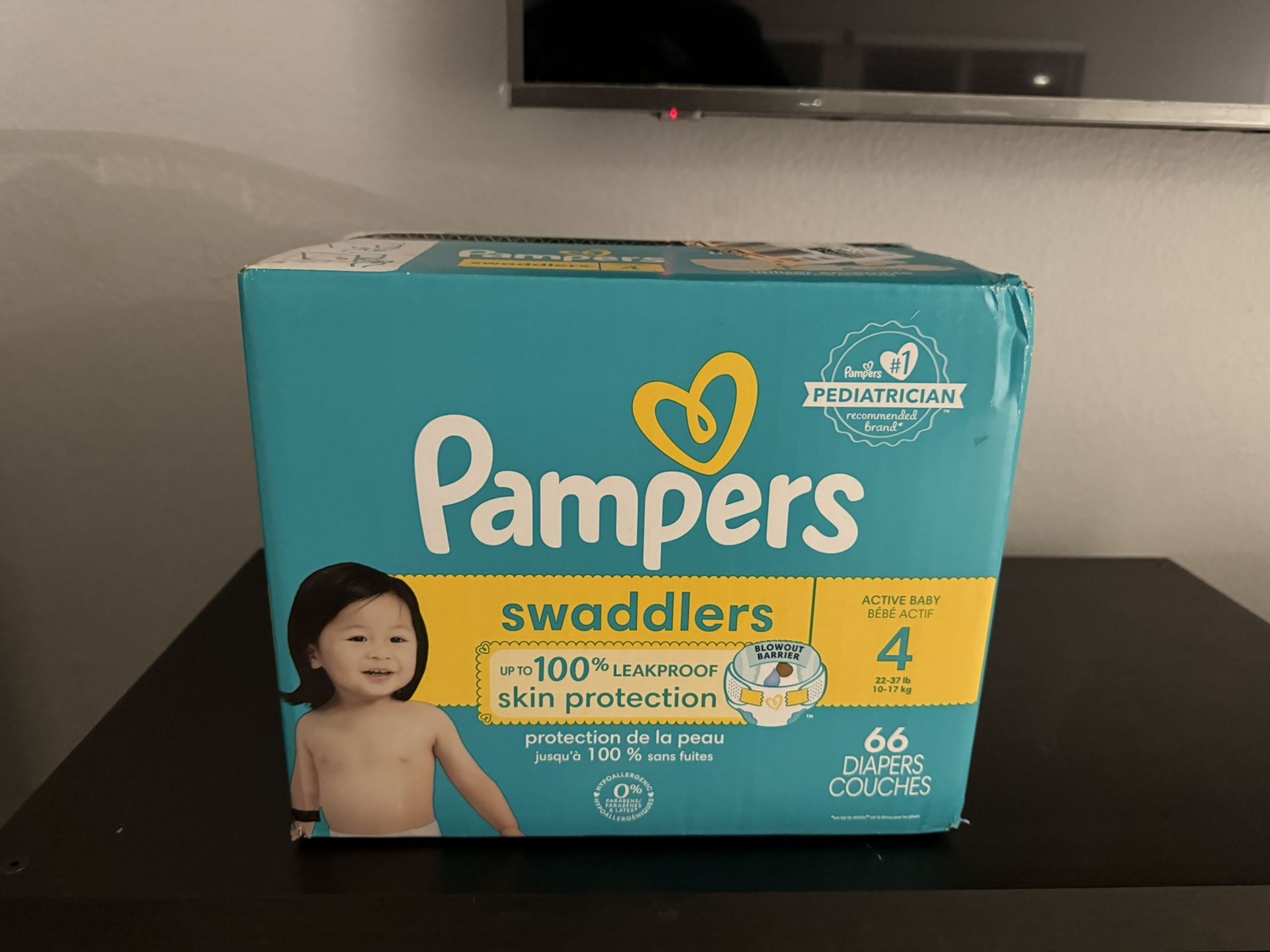 Pampers Swaddlers Size 4 66 Count