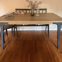 Crate & Barrel dining table