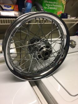 Like new 16 inch front wheel Harley Davidson