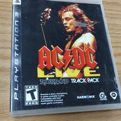 Guitar Hero Rock Band ACDC Live Track Pack PlayStation 3 PS3 complete video game