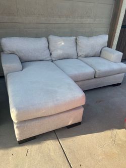 light gray upholstered sectional sofa