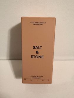 Salt and Stone Saffron and Cedar Deodorant