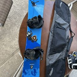 Burton Punch 43 - Burton Boot Size 7 - Also a  Ogio Bag. 