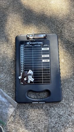 Coaches batting order clip board