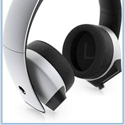 Alienware 7.1 PC Gaming Headset AW510H-Light: 50mm Hi-Res Drivers - Noise Cancelling Mic - Multi Platform Compatible(PS4,Xbox One,Switch) via 3.5mm Ja