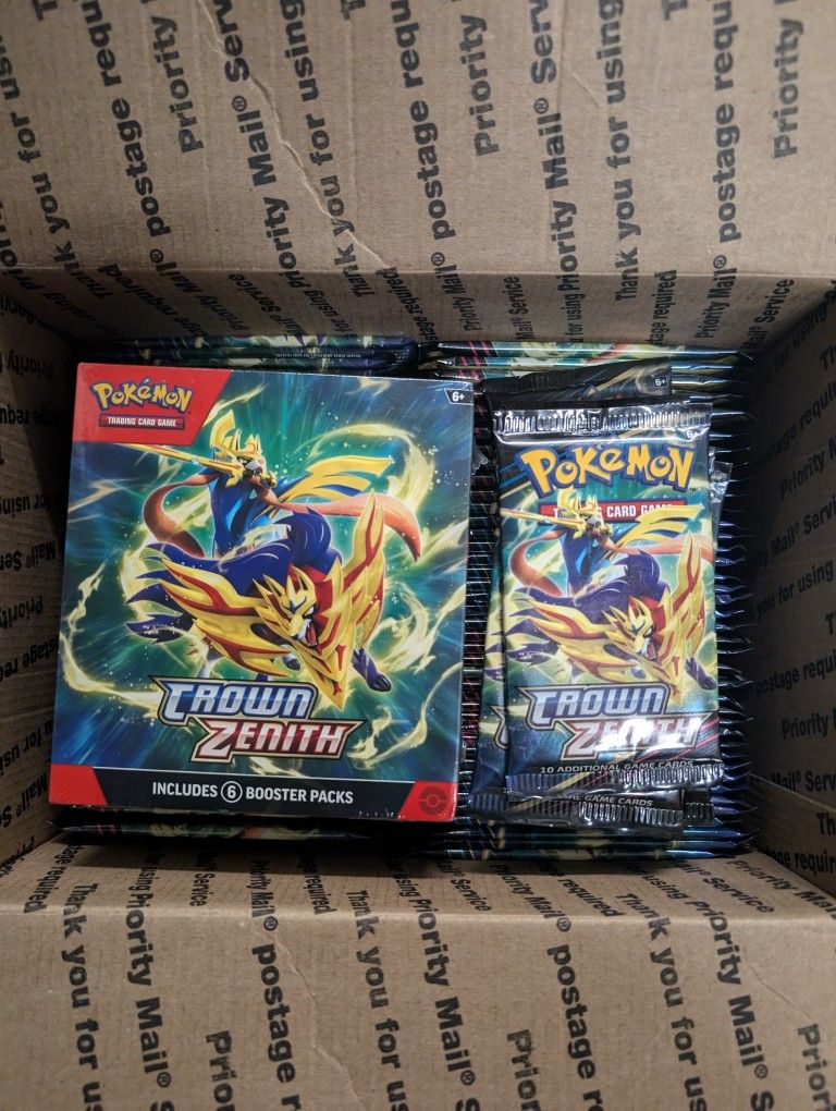Crown Zenith Booster Packs / Bundle Pokemon Cards