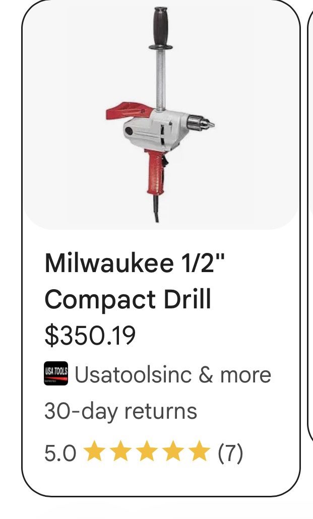 Milwaukee Drill