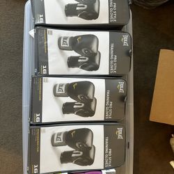 Lot of BRAND NEW Everlast Boxing Gloves With a Couple Of Extras Included 
