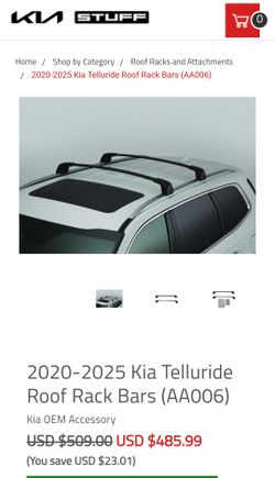 2025 (20-25) Kia Roof Rack Telluride OEM . 485.00 New
