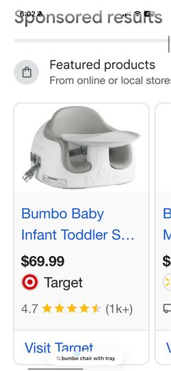 Bumbo baby chair