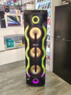Party Speaker 🎉🔊 Bluetooth wireless brand new with mic 🎤 controller heavy bass heavy sound - on special cash deal $239 🤩