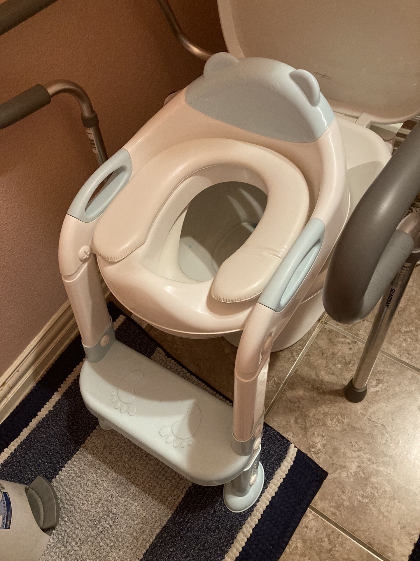 Foldable Potty Seat With Steps For Potty Training 