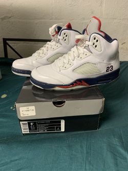 Jordan Retro 5 Red/white/Blue