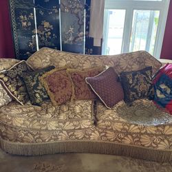 Camelback Tan Sofa