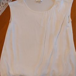 Ladies Calvin Klein White Top/Blouse