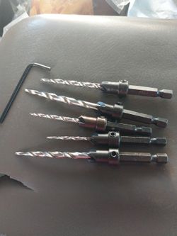 5 Piece wood drill set