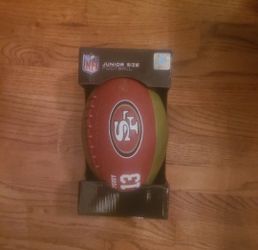 Brand New San Francisco 49ers Brock Purdy Players Junior Size Rubber Football