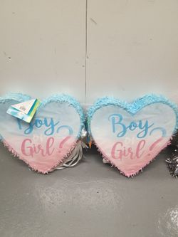 Boy or Girl? Gender Reveal Piñatas – Set of 2