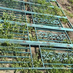 Metal gate or metal divider/ garden trellis